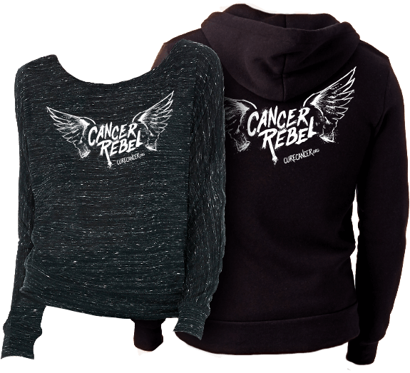 hoodie and long sleeve tee